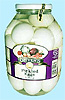a jar of pickled eggs