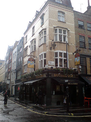 Click here for more about Dog and Duck, Soho
